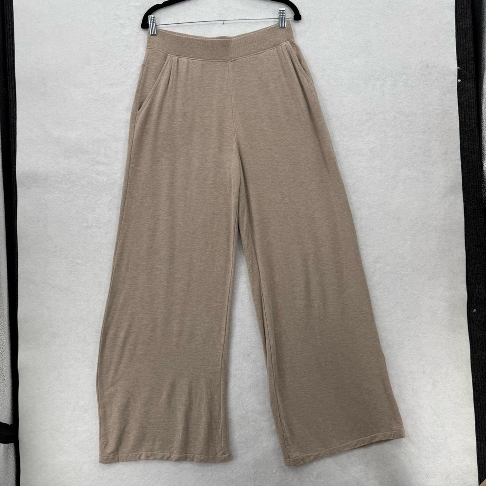 The Normal Brand Saint Louis Wide Leg Lounge Pants Taupe Medium